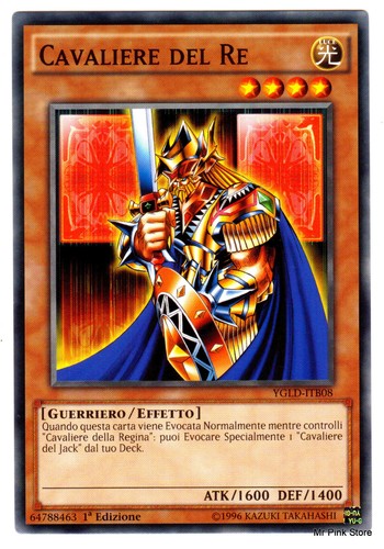 Cavaliere del in italiano - re,