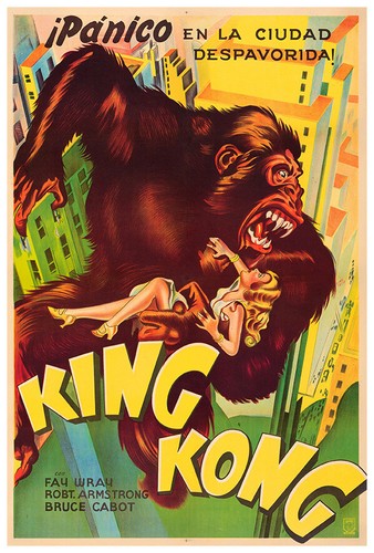King kong 1933 versione - kong,